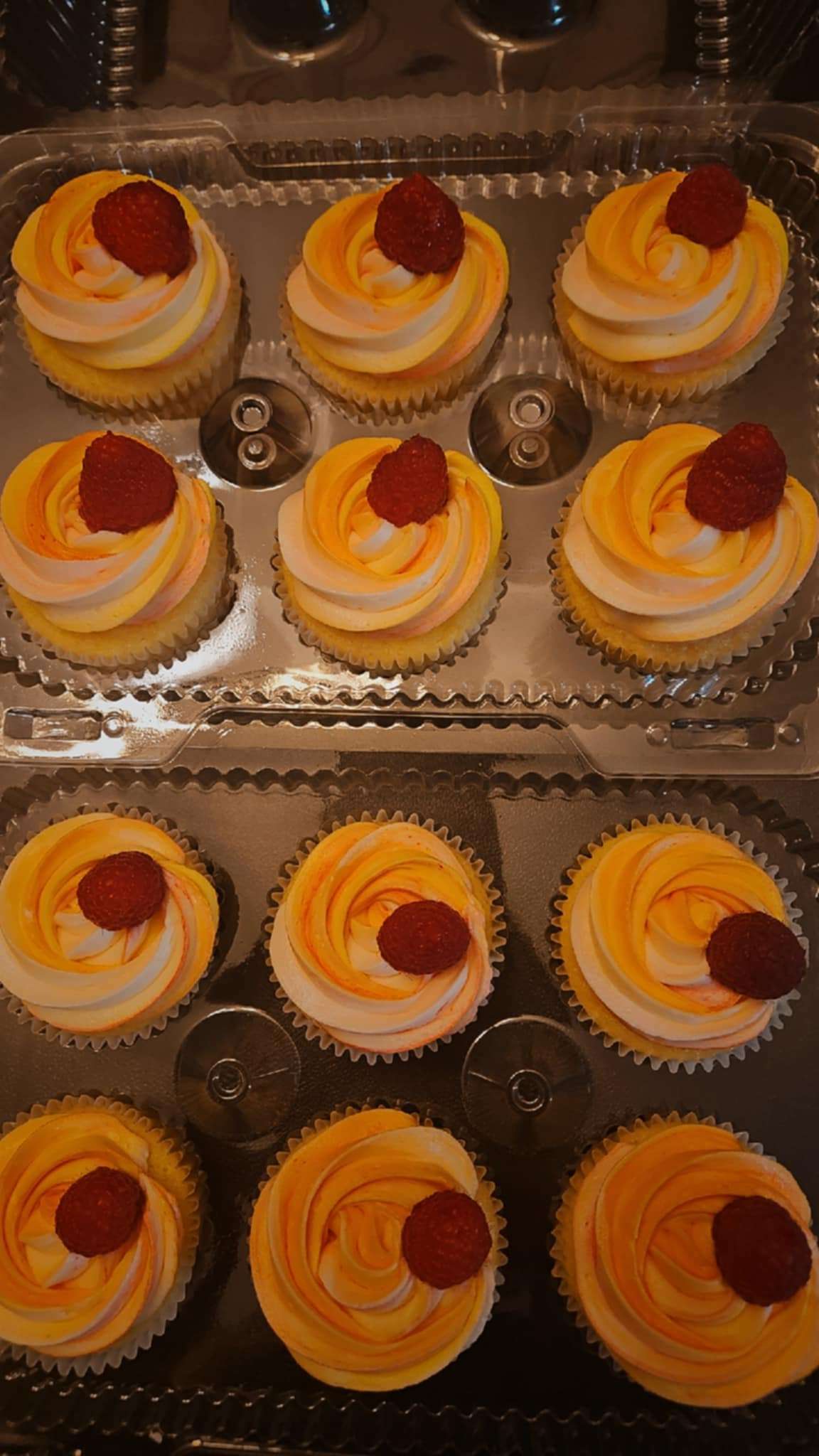Lemon Raspberry Cupcake